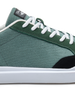 Cruise Canvas Sneaker in Dark Forest Green, side detail view