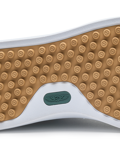 Cruise Canvas Sneaker in Dark Forest Green, tread detail view