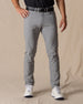 Hero Pant in carbon grey, front view on model