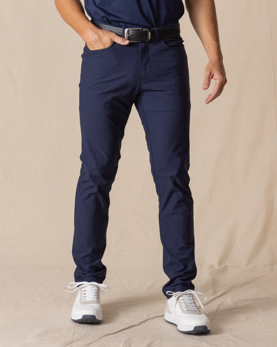 Hero Pant in Indigo, front model view