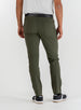 Hero Pant in olive green, back view on model