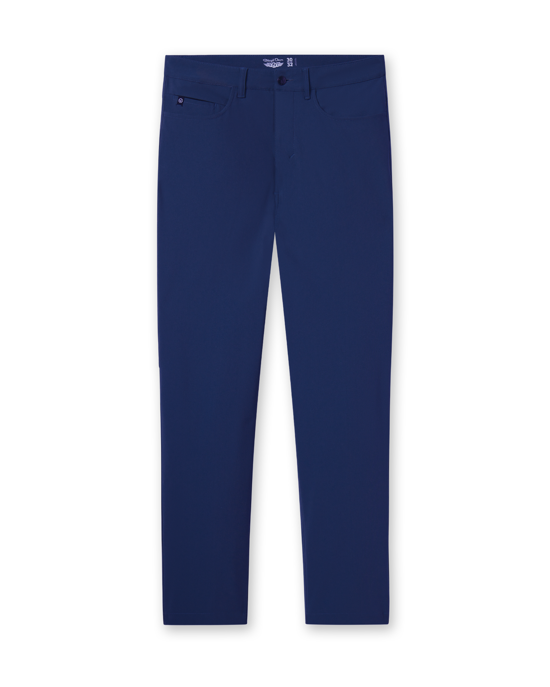 Hero Pant in Indigo, front flay lay view