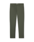 Hero Pant in olive green, front flay lay view