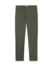 Hero Pant in olive green, front flay lay view