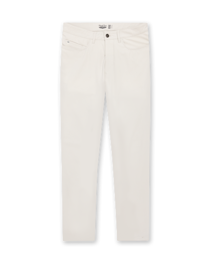 Hero Pant in stone, front flay lay view