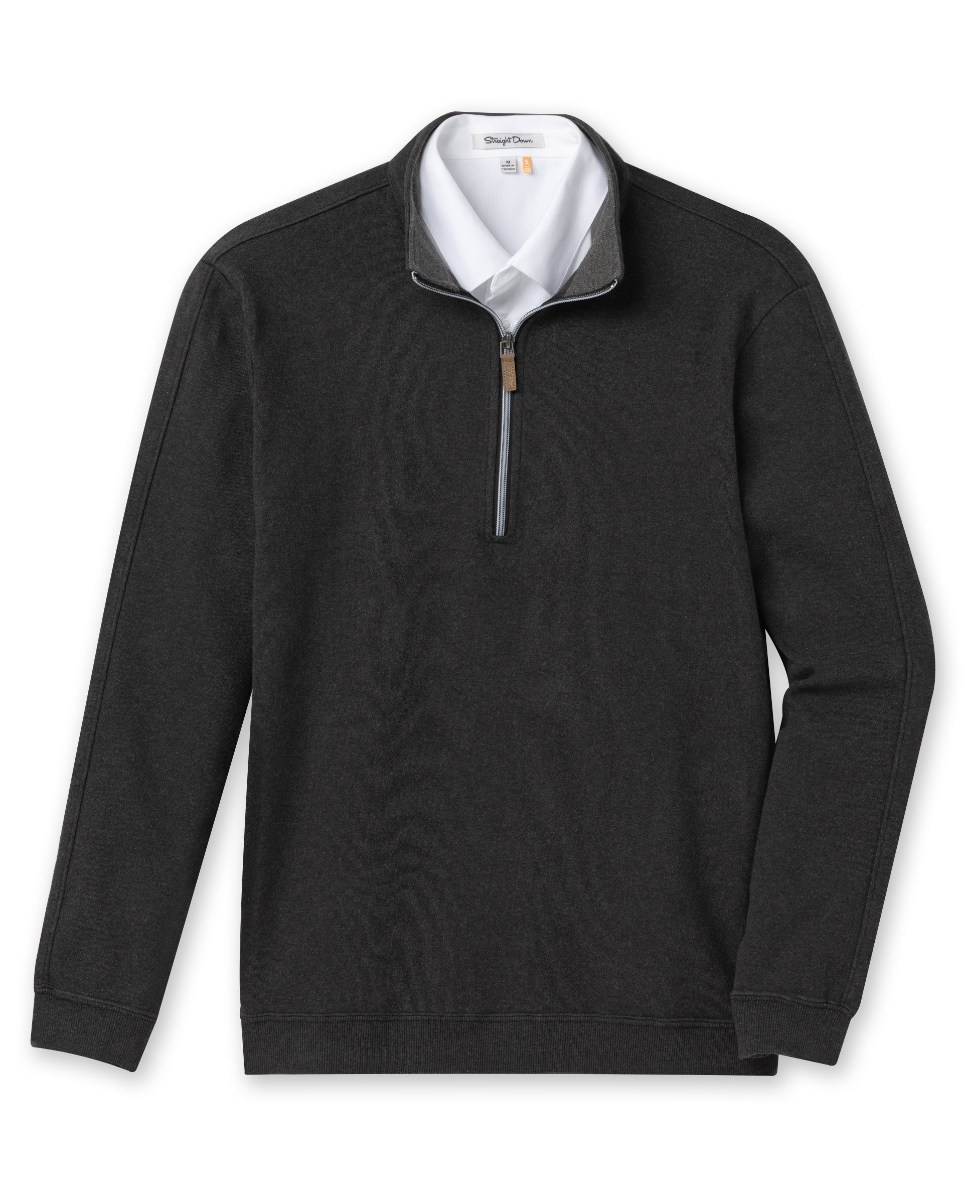Burnside Quarter Zip - Black Charcoal

