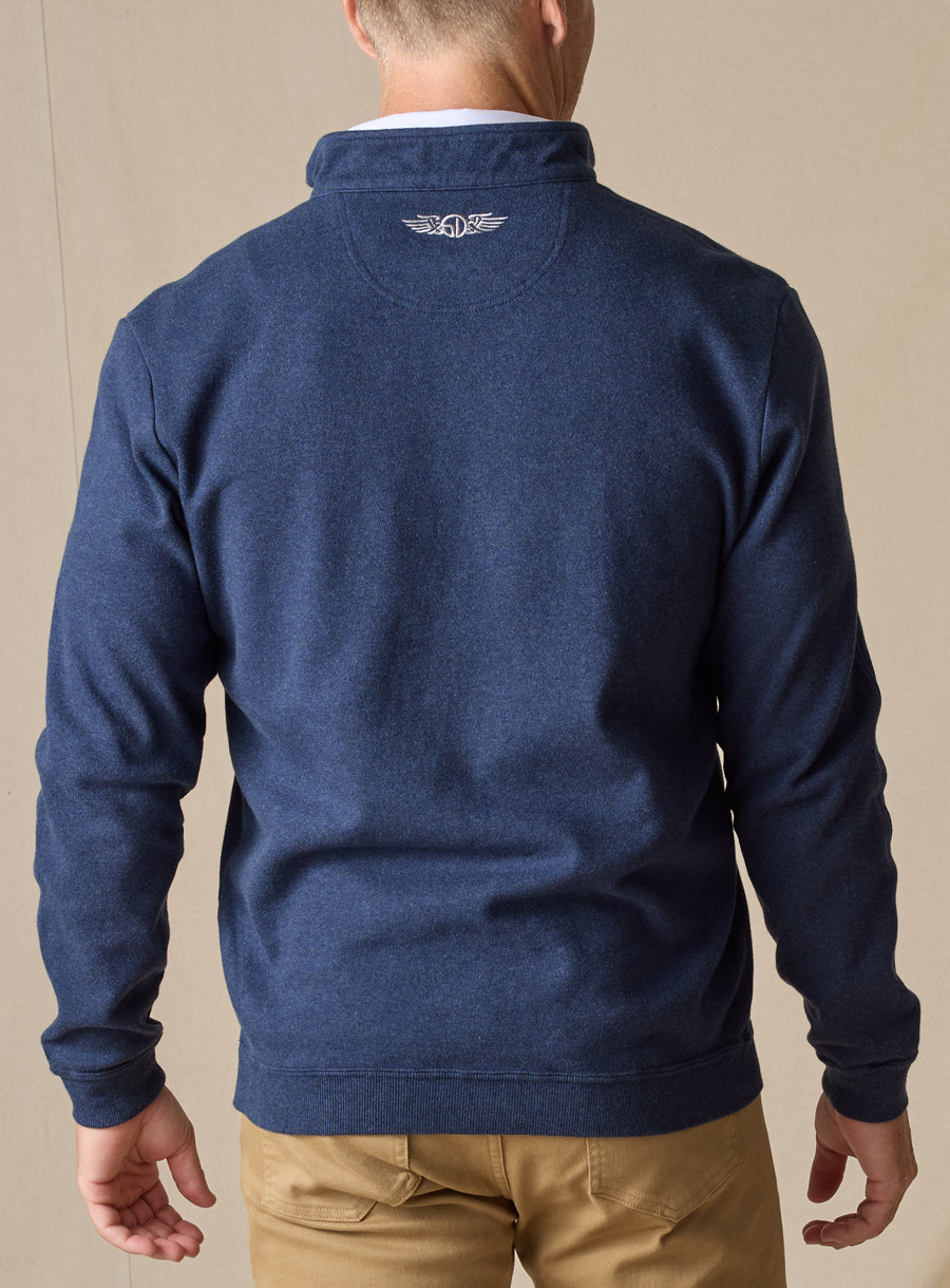 Burnside Quarter Zip - Indigo
