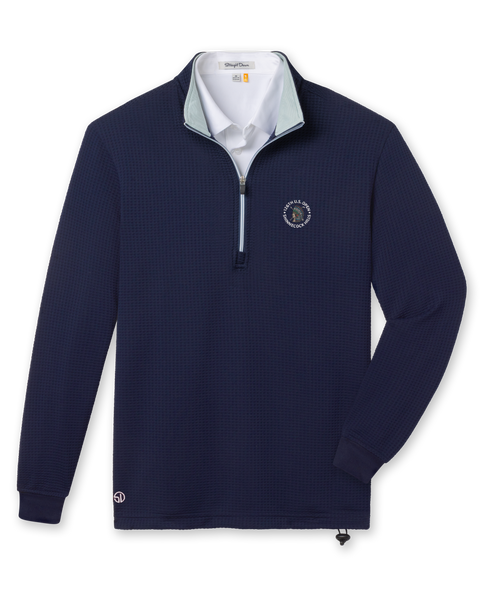 US OPEN 2016 ジップアップスウェット ネイビー 126th U.S. Open - Men's Optic Quarter Zip - Indigo | Straight Down