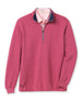 Men’s Optic Quarter Zip in acai pink, flat lay front view