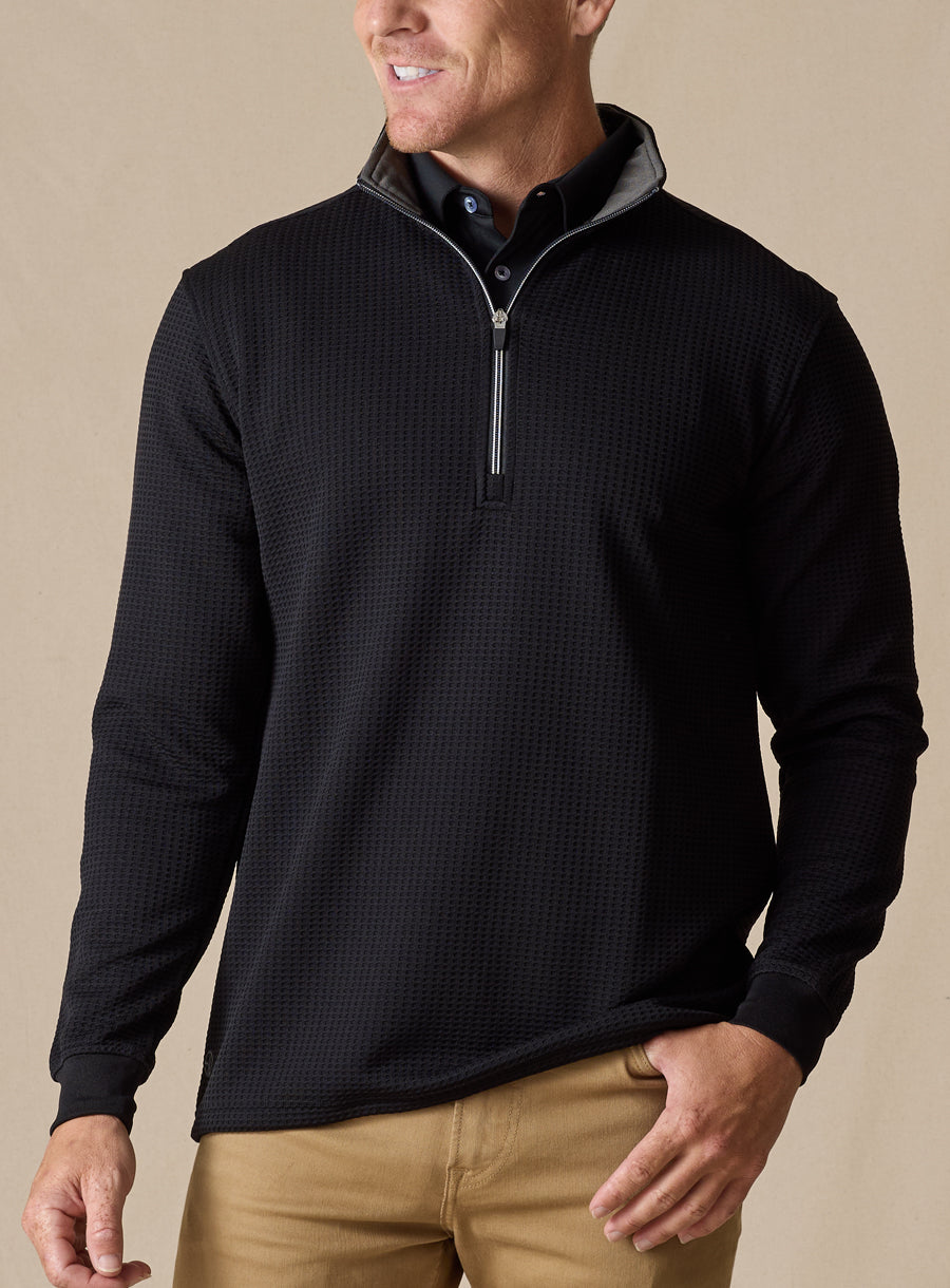Optic Quarter Zip - Black

