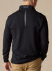 Men’s Optic Quarter Zip in black, back view