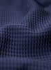 Men’s Optic Quarter Zip in navy, textured fabric detail view