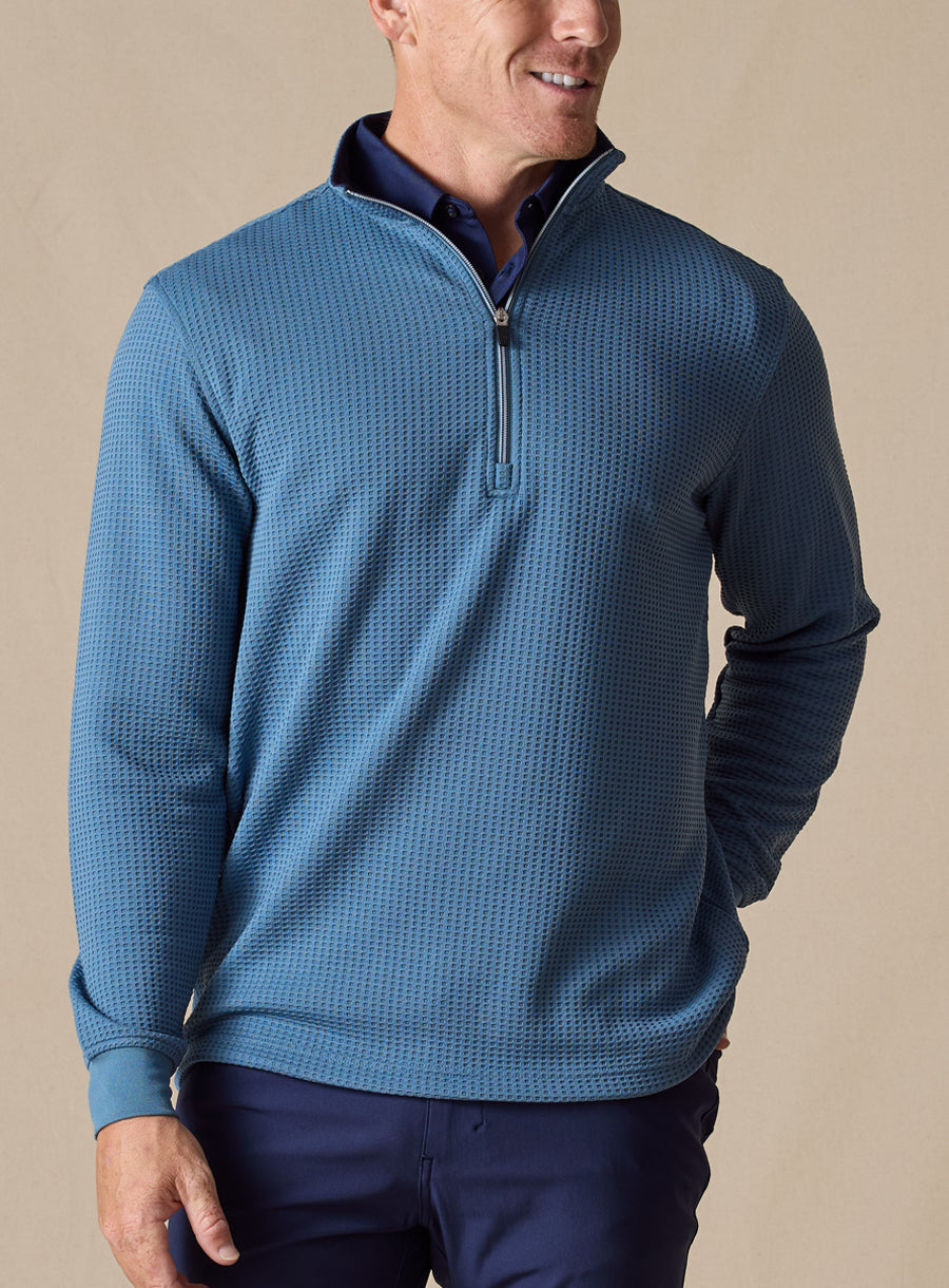 Optic Quarter Zip - Petrol
