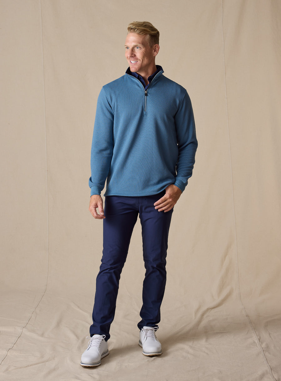 Optic Quarter Zip - Petrol
