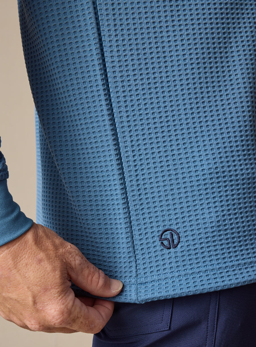 Optic Quarter Zip - Petrol
