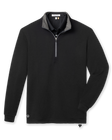 Men’s Optic Quarter Zip in black, front view