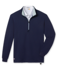 Men’s Optic Quarter Zip in navy, front view