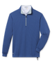 Men’s Optic Quarter-Zip in moonlight blue, flat front view