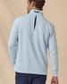 Men’s Optic Quarter Zip in Nantucket Blue, back view