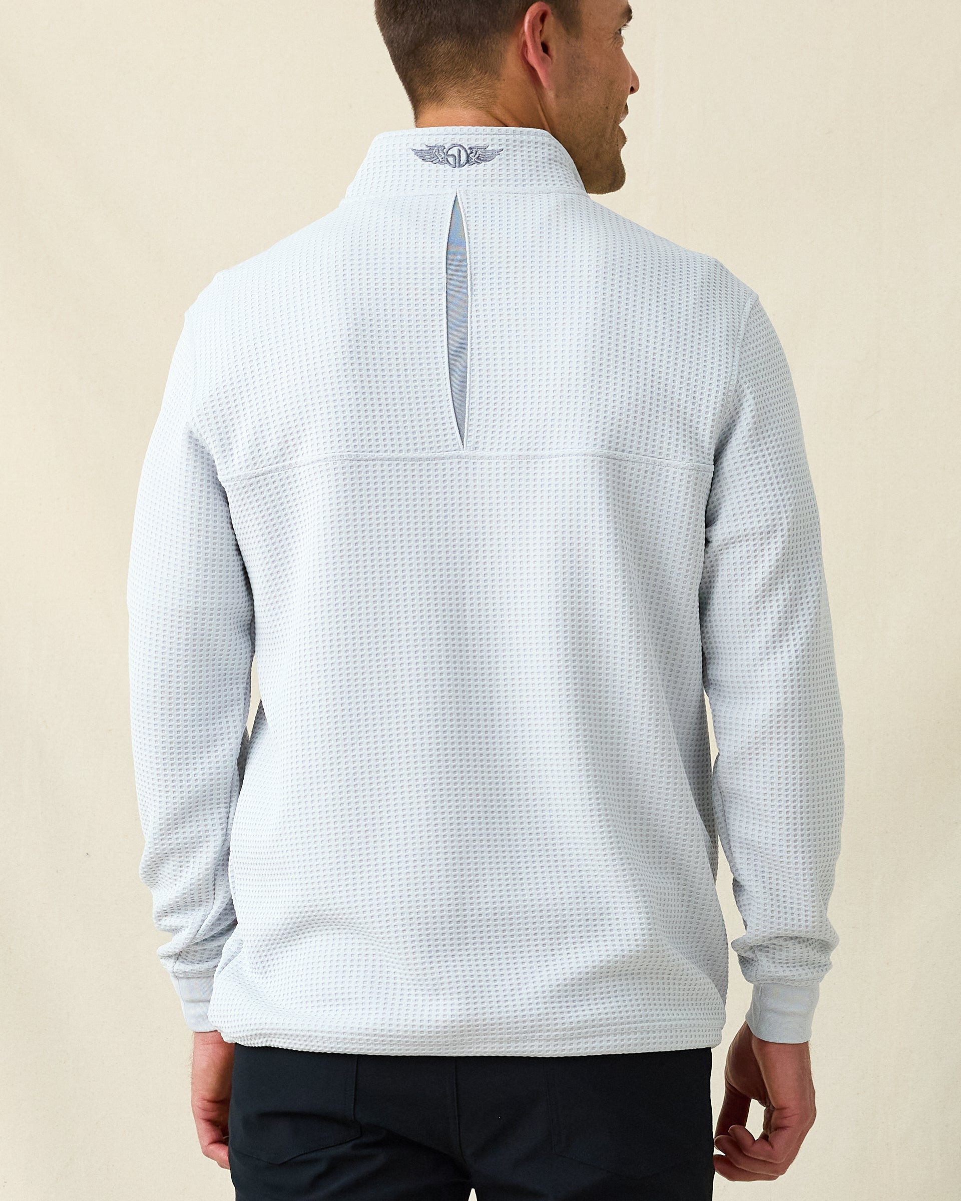 Optic Quarter Zip - Silver

