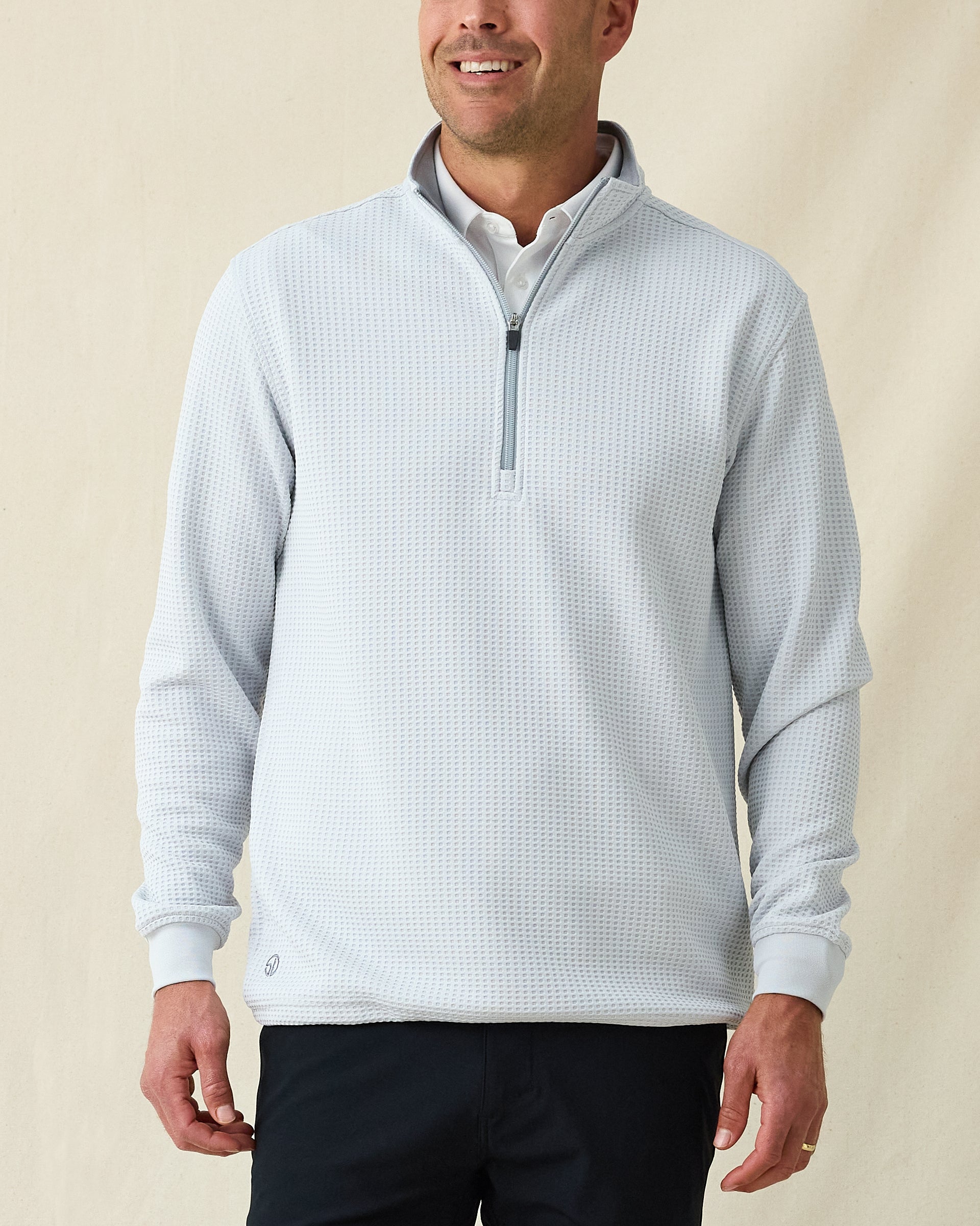 Optic Quarter Zip - Silver
