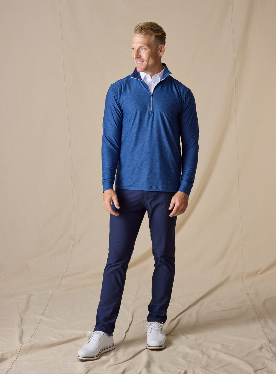 Crusher Quarter Zip - Indigo
