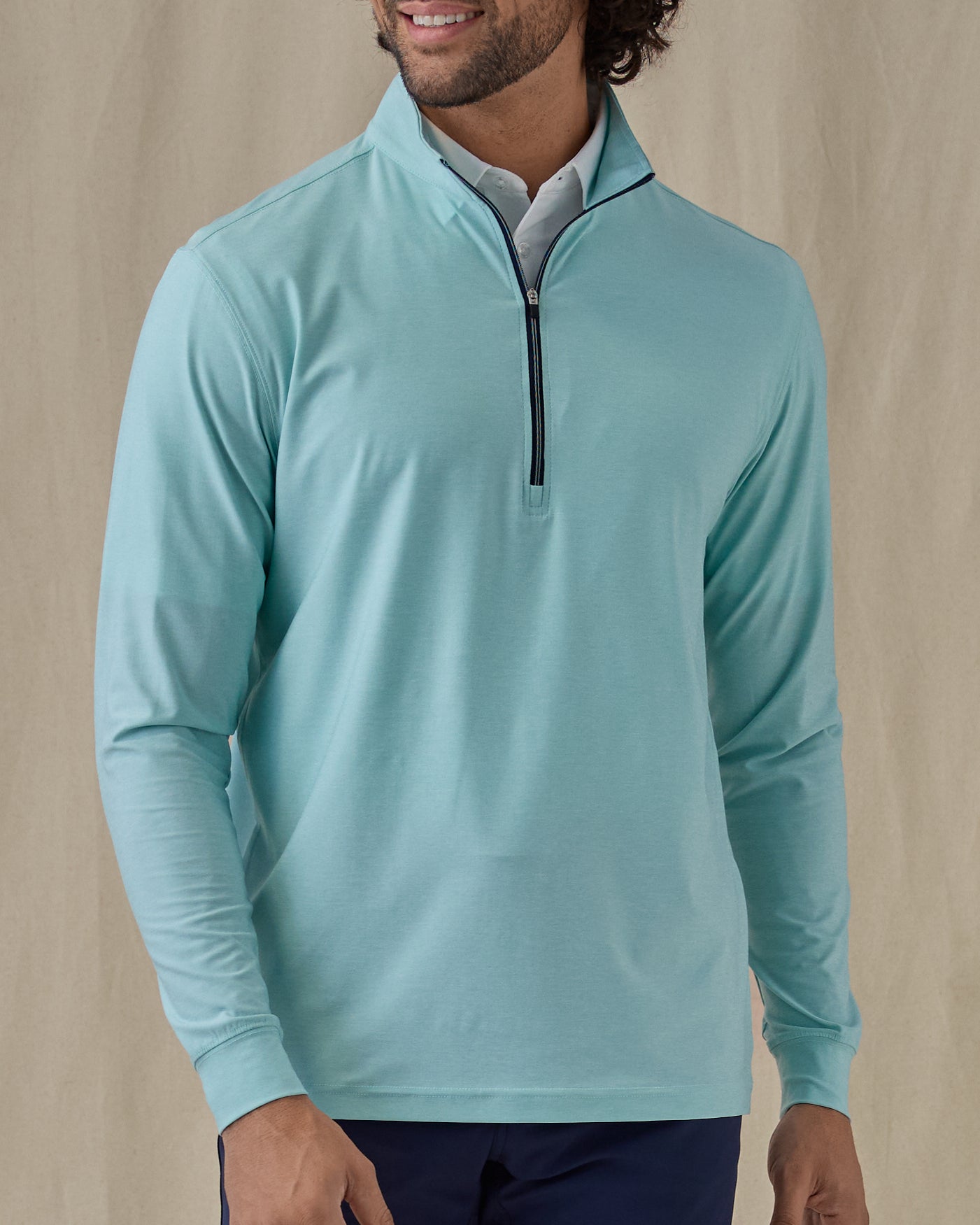 Crusher Quarter Zip - Green Stone

