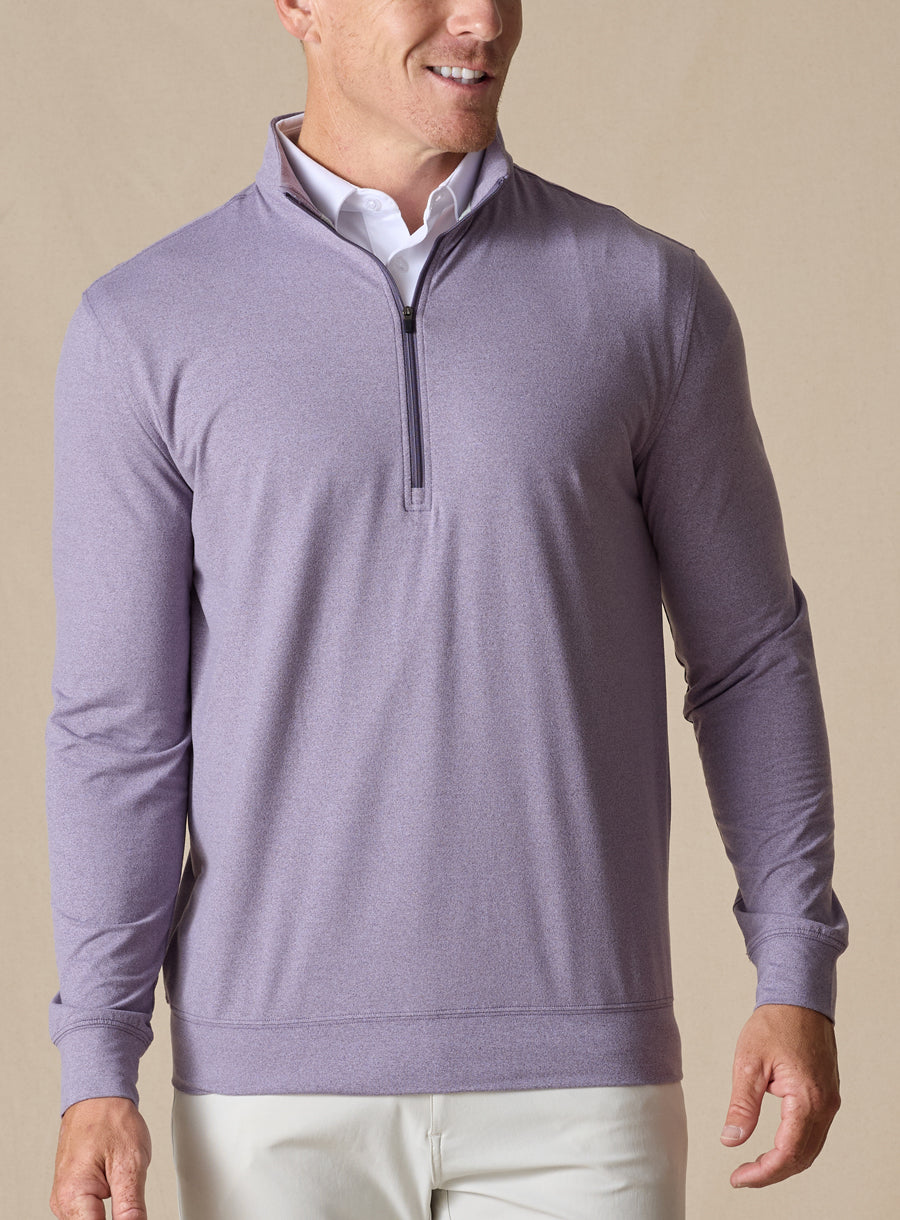 Ballard Quarter Zip - Raisin
