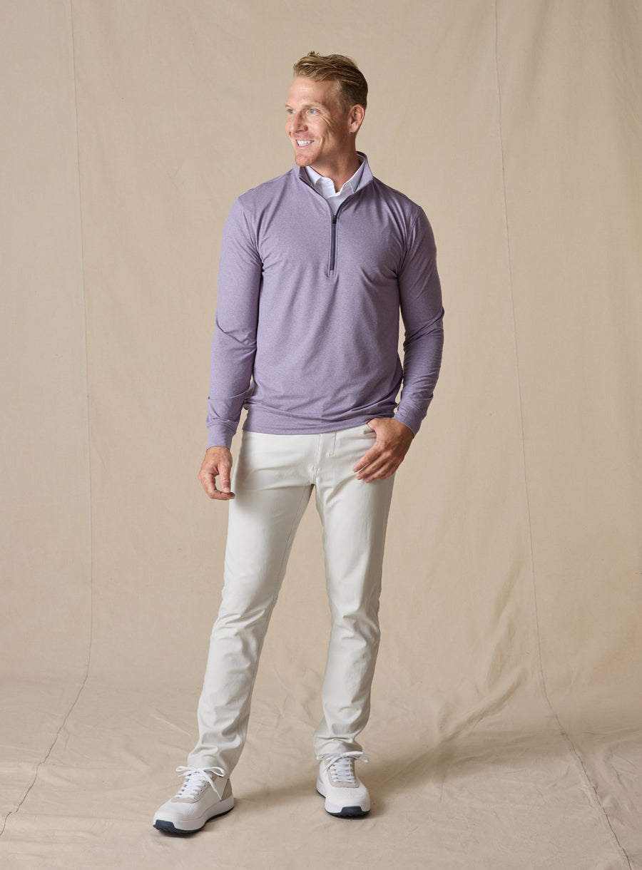 Ballard Quarter Zip - Raisin
