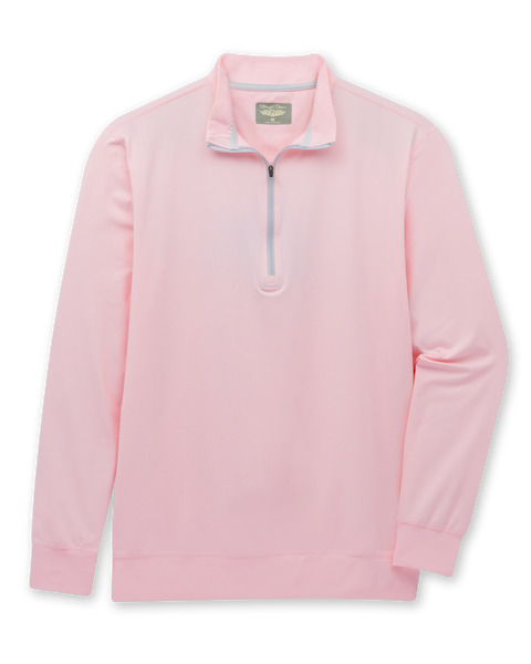Ballard Quarter Zip - Pink | Straight Down