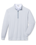 Ballard Quarter-Zip in silver, front product view with clean minimalist design