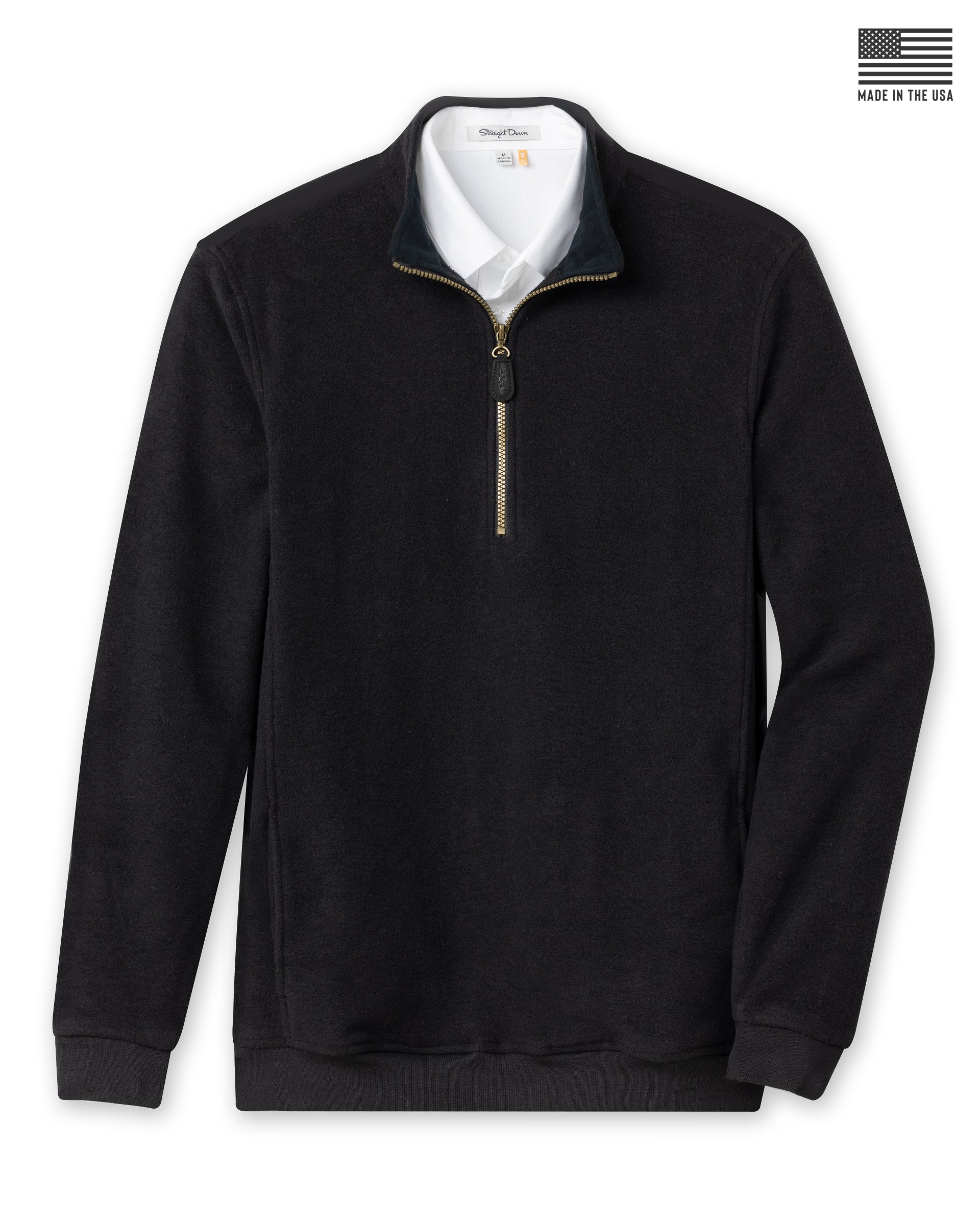 Major Quarter Zip - Black
