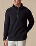 Major Quarter Zip in black, front model view