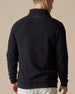 Major Quarter Zip in black, back model view