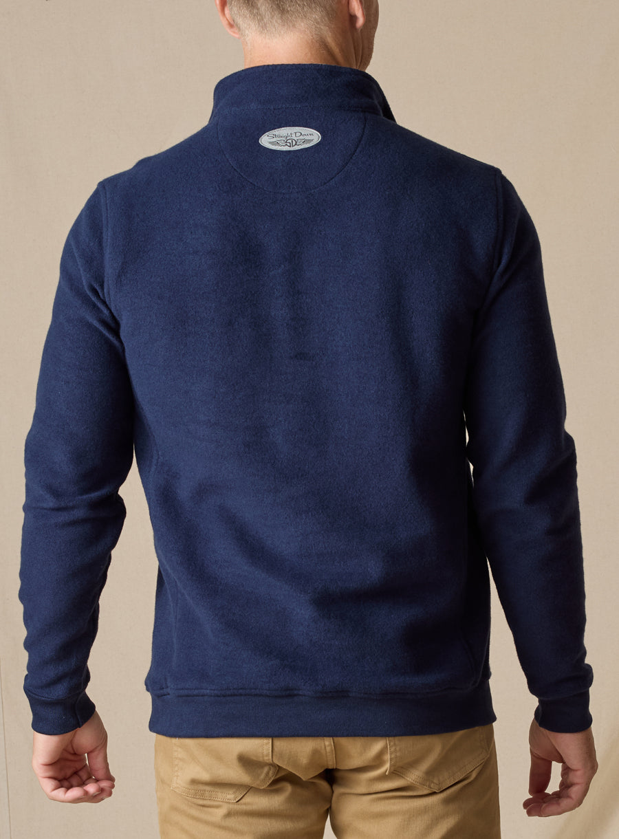 Major Quarter Zip - Indigo
