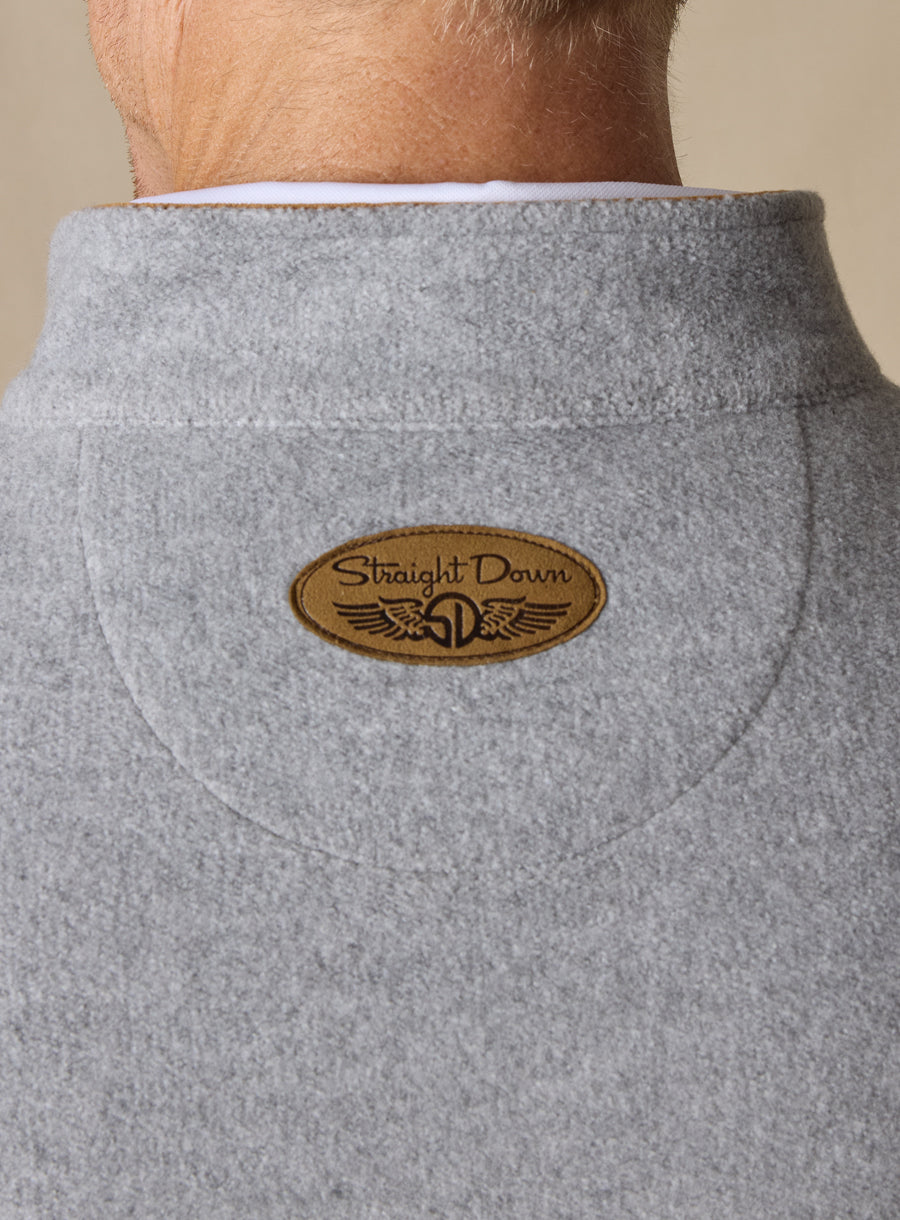 Major Quarter Zip - Light Charcoal
