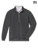Major Quarter Zip in dark charcoal, front product flat lay view
