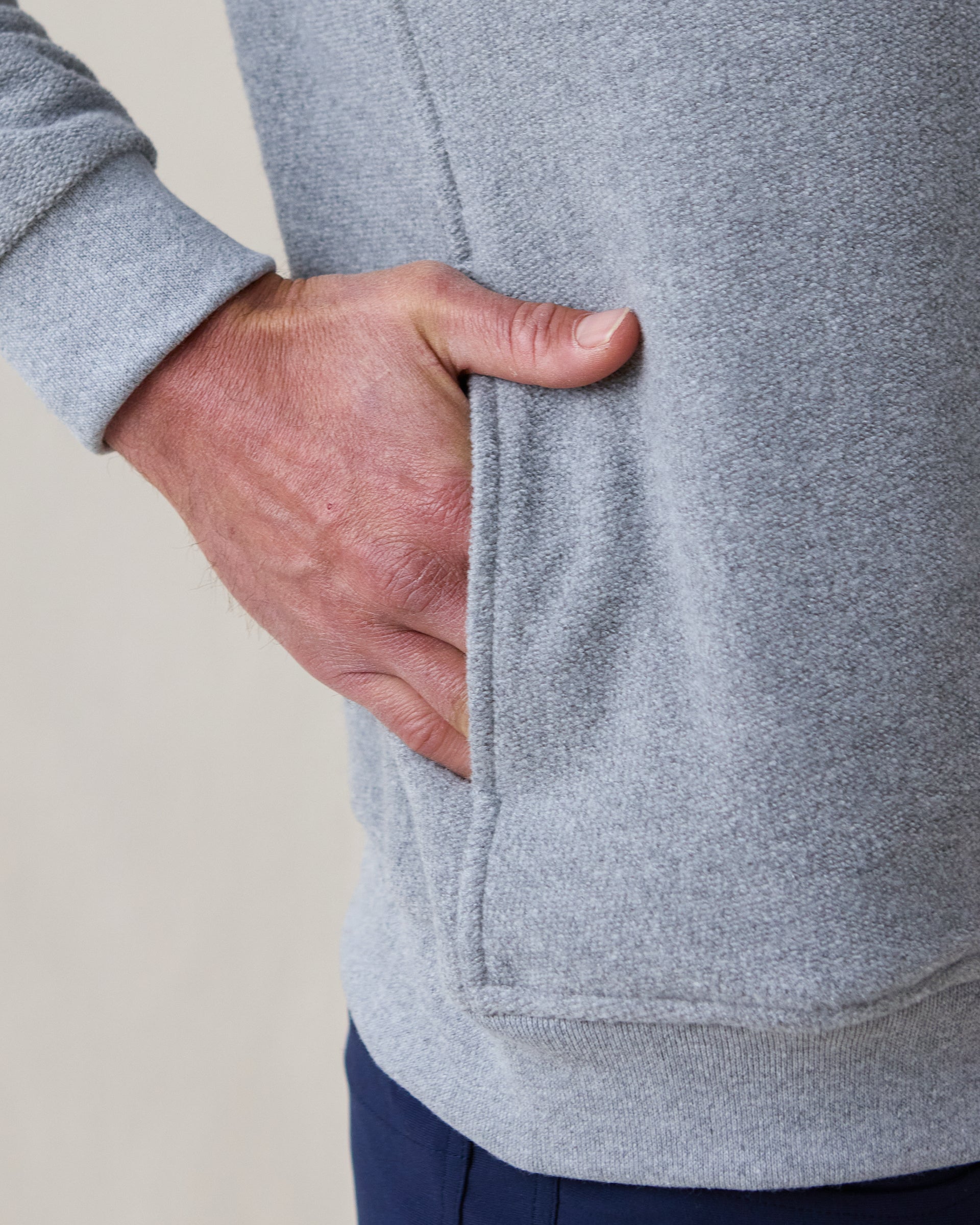 Major Quarter Zip - Heather
