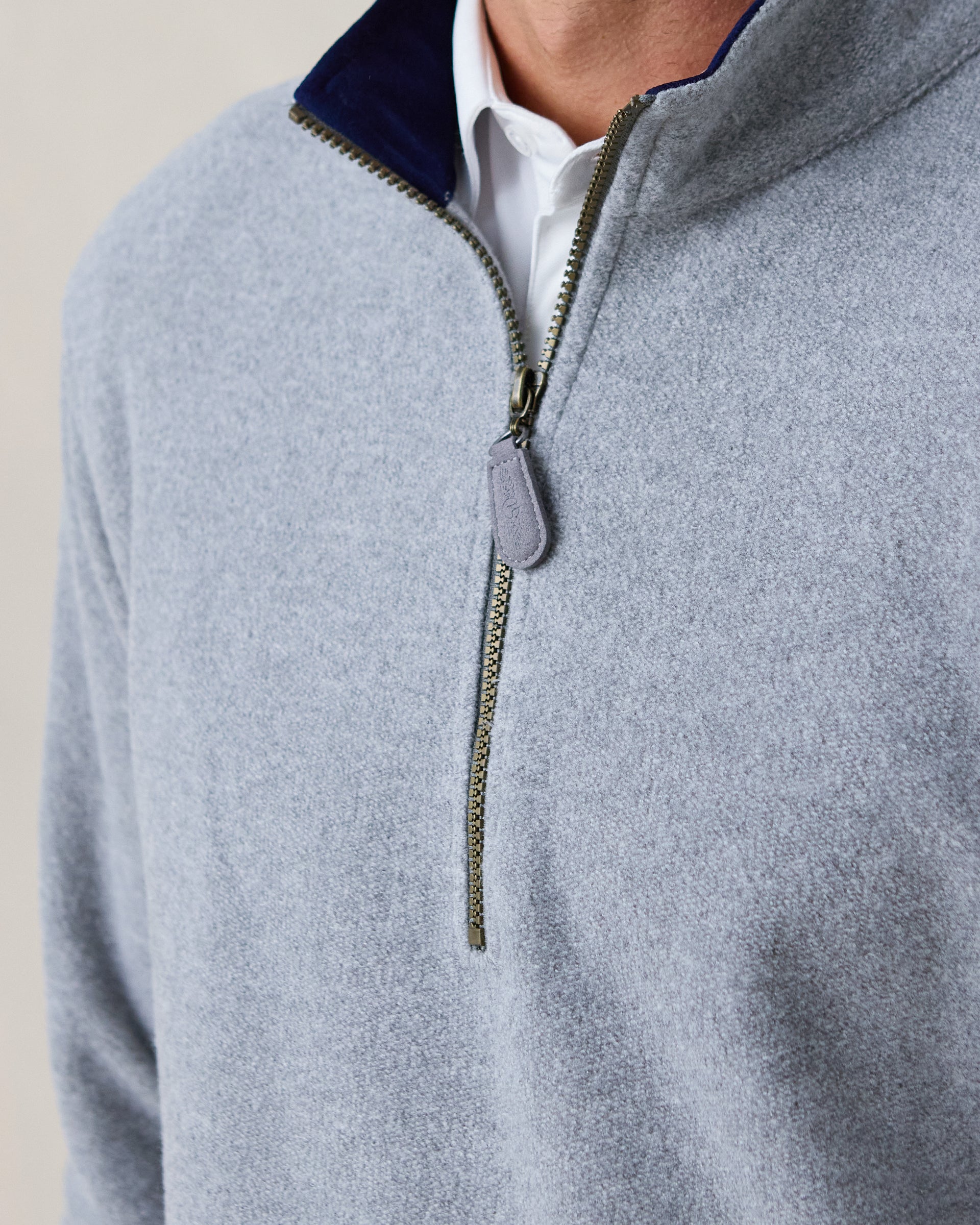Major Quarter Zip - Heather
