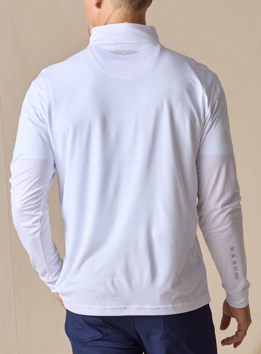 Aerolight Quarter Zip - White

