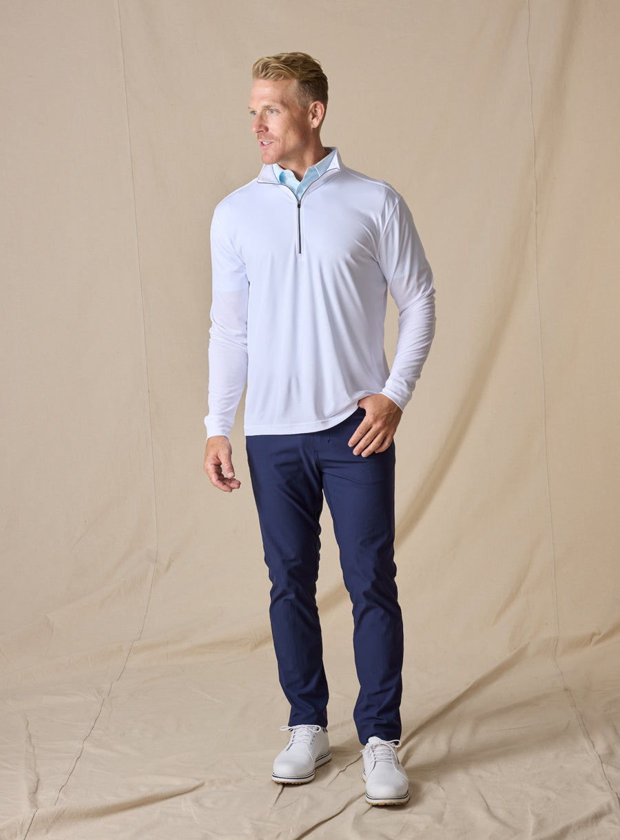 Aerolight Quarter Zip - White
