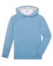 MacKenzie Hoodie in Coastal Blue, front flat lay view
