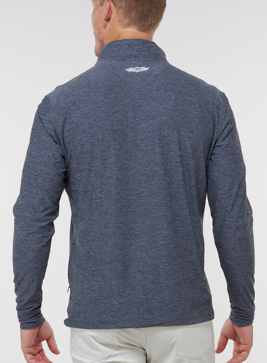 Oceanside Quarter Zip - New Indigo
