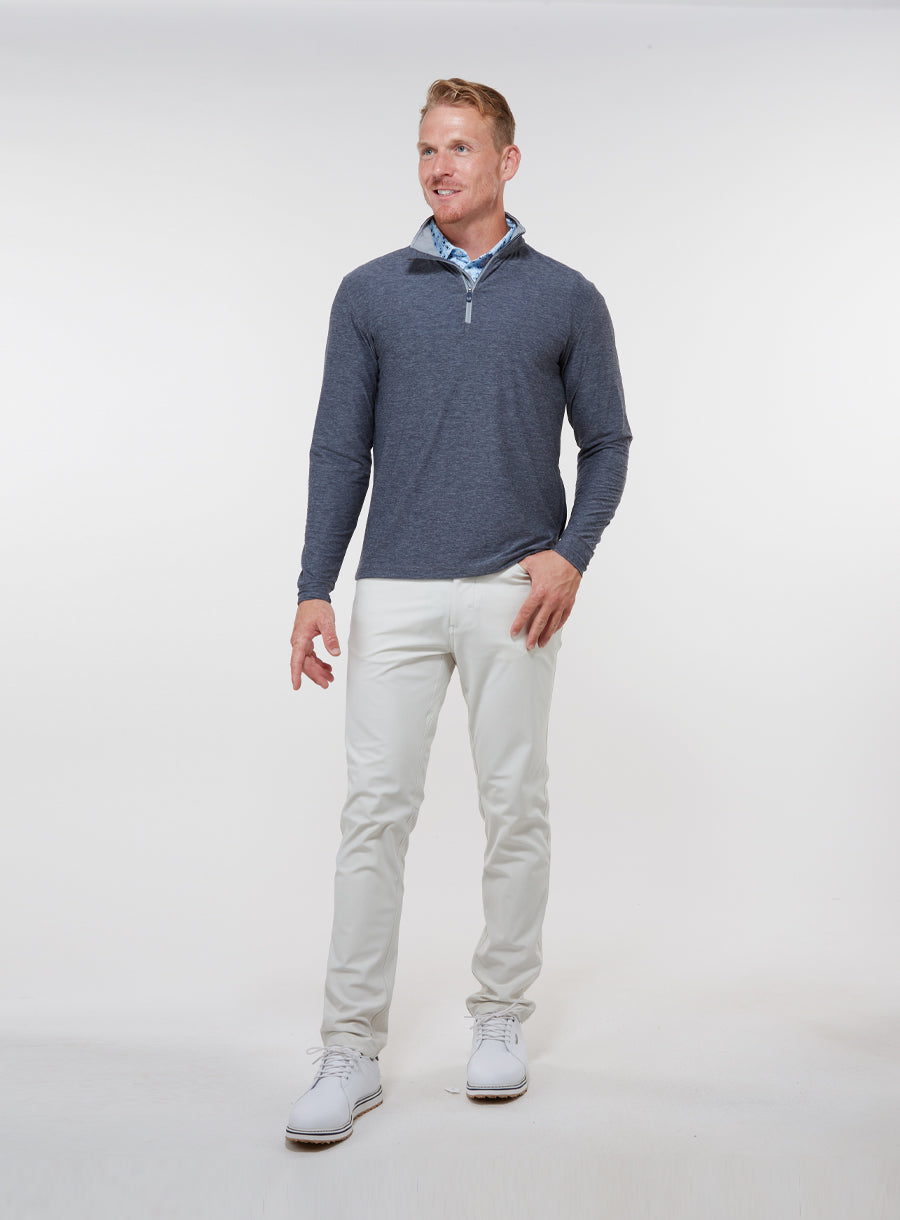 Oceanside Quarter Zip - New Indigo
