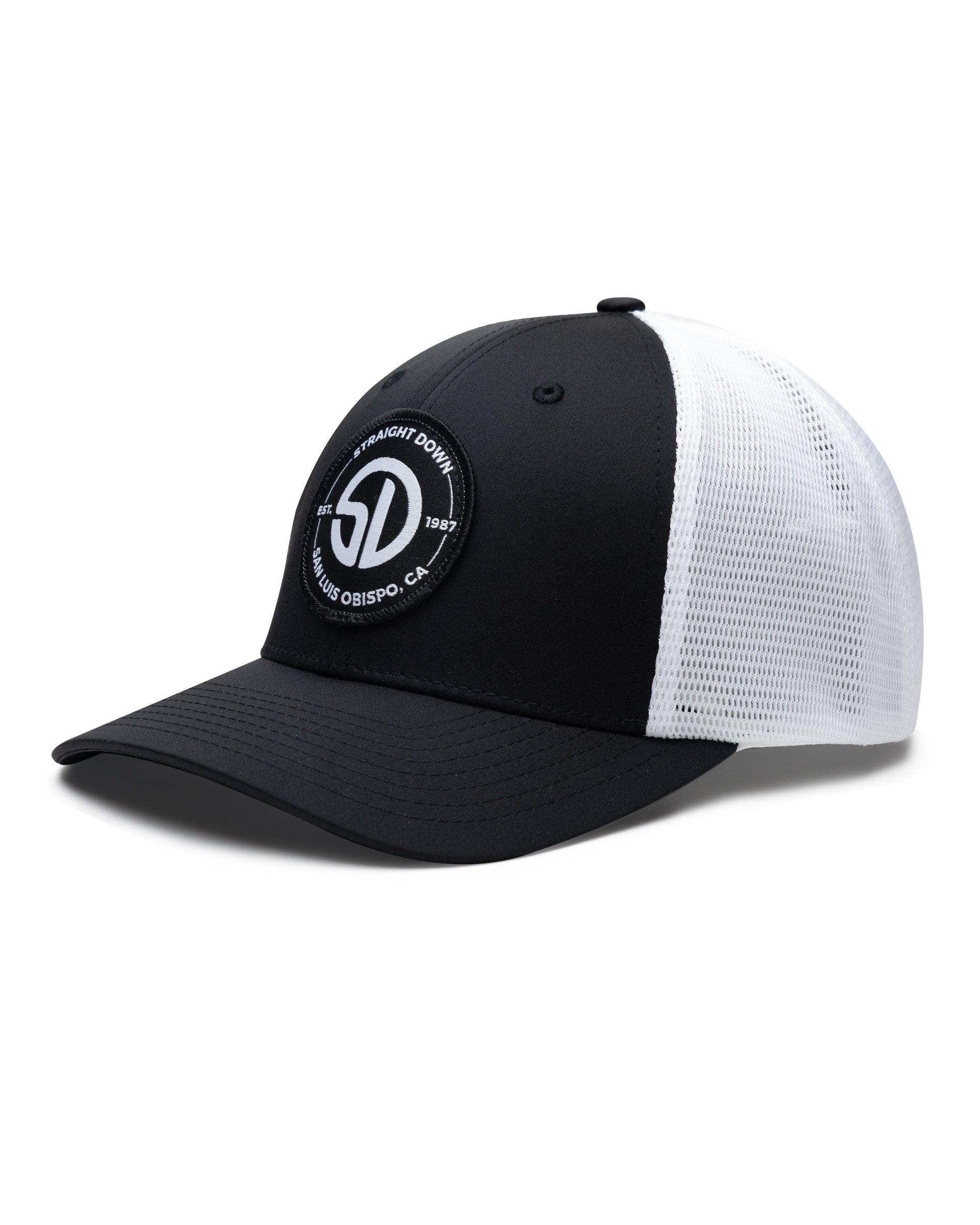 Circle Hat - Black White
