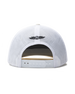 Straight Down SD Buffalo Strong Hat in Birch, back view showing white mesh panel with embroidered Straight Down logo and adjustable snapback closure