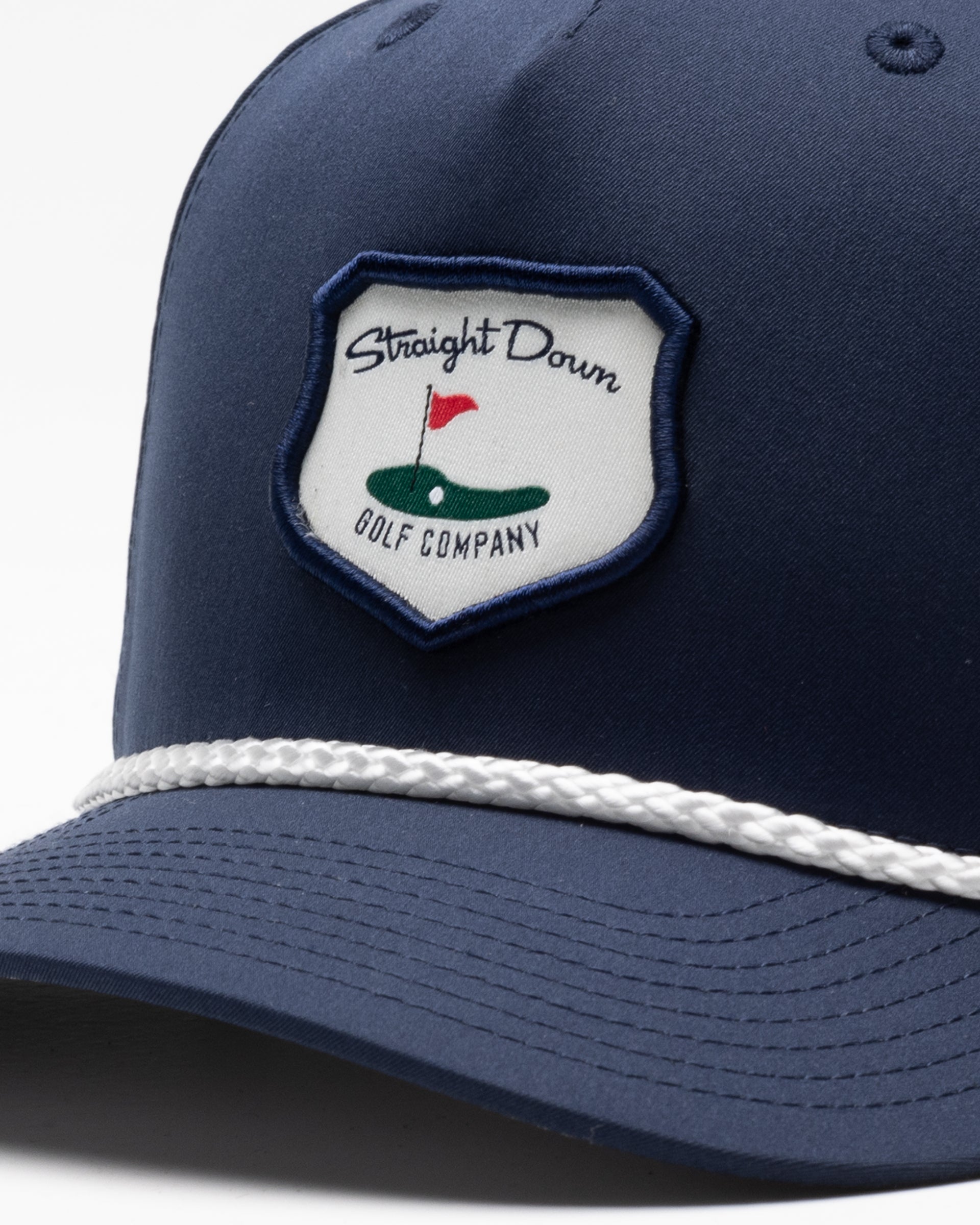 Hogan Retro Rope Hat Curved Bill - New Indigo
