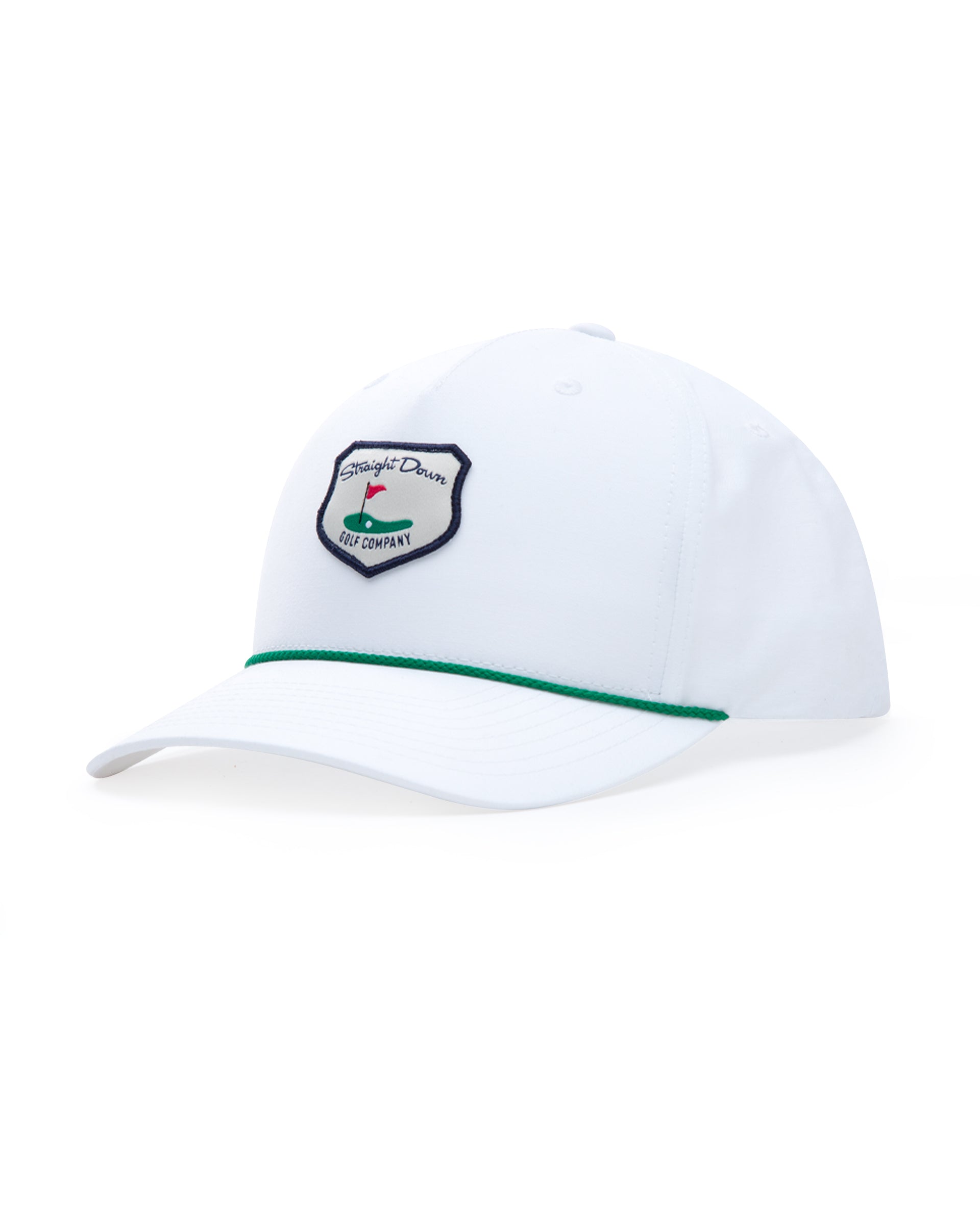 Hogan Retro Rope Hat Curved Bill - White

