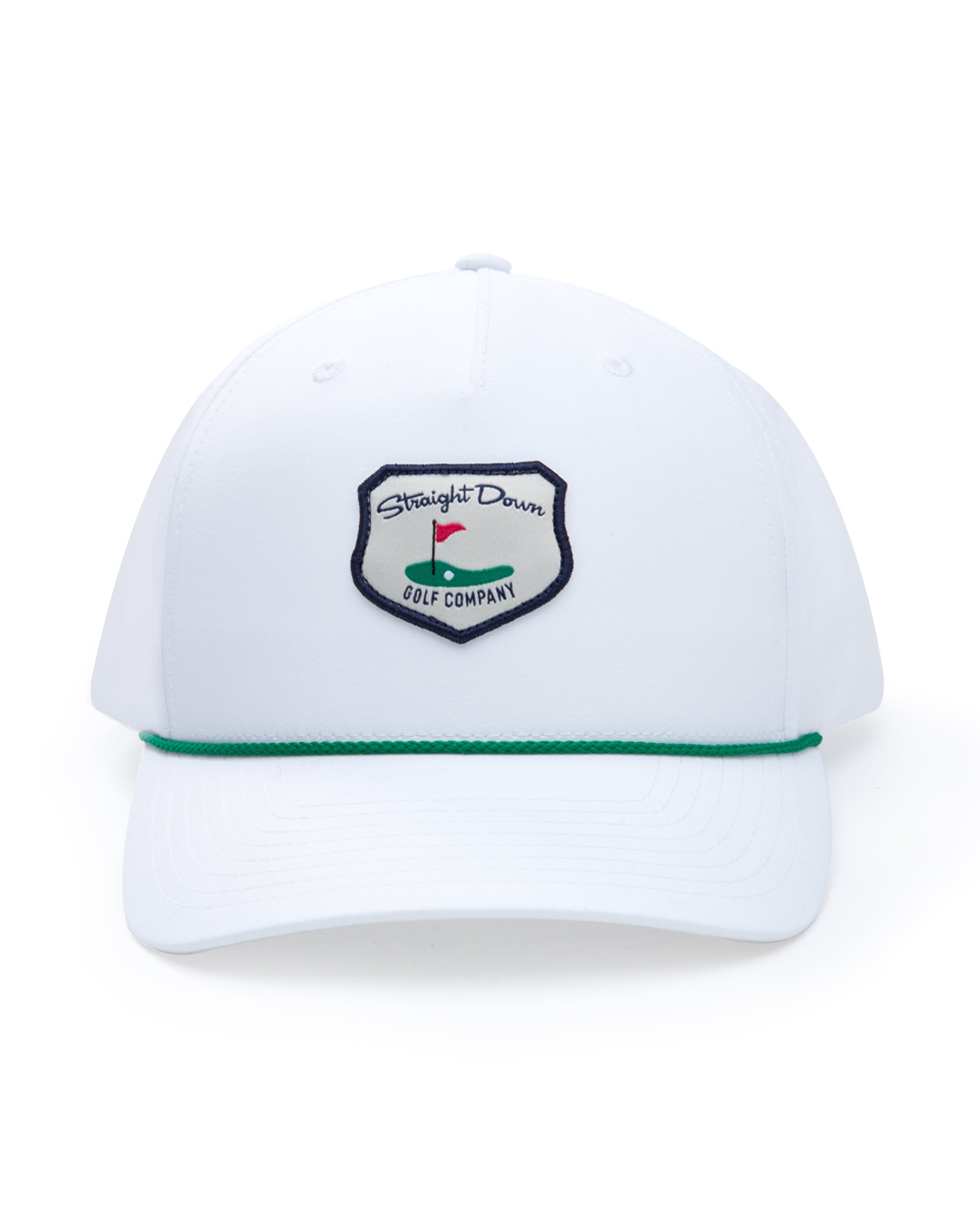 Hogan Retro Rope Hat Curved Bill - White
