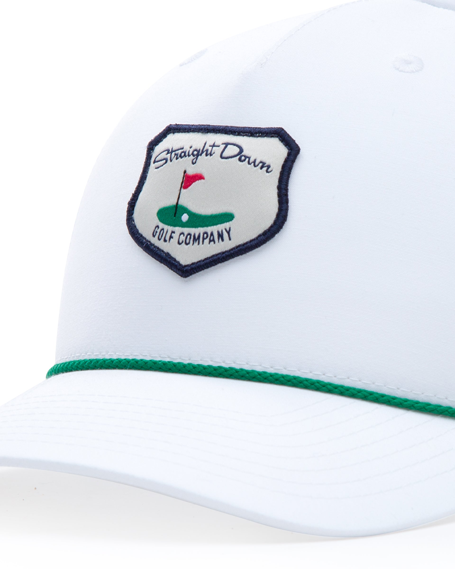 Hogan Retro Rope Hat Curved Bill - White
